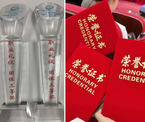  石家莊東華鐵路學校在石家莊市中職學生技能大賽_“職業禮儀”賽比賽中獲佳績
